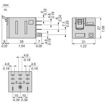 Schneider Leistungsrelais 3W 15A RPM32B7 