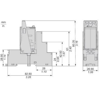 Schneider Zelio RXM Relais  RXM4AB1P7PVS 