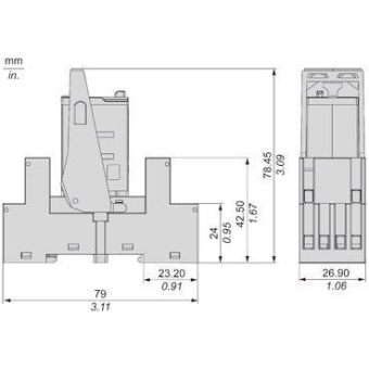 Schneider Zelio RXM Relais  RXM2AB2BDPVM 
