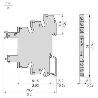Schneider Sockel f.schmales      RSLZVA1 