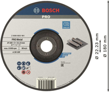 Bosch Trennscheibe gekröpft   2608603161 