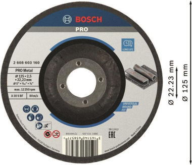 Bosch Trennscheibe gekröpft   2608603160 