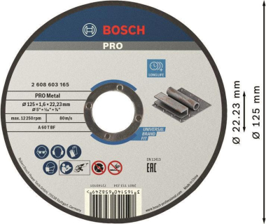 Bosch Trennscheibe gerade     2608603165 