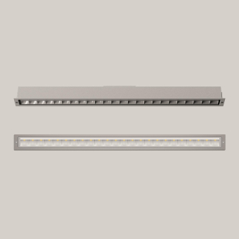 BEGA E-Einbauleuchte silber     24307AK4 
