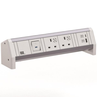 Bachmann DESK ws 2xUK 1xUSB A/C 902.0308 