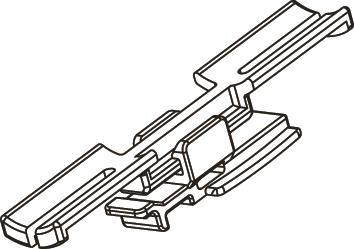 Hellermann WIC1-D-PA66-YE(1000) Clip 