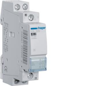 Hager Installationsschütz 25A     ESL225 