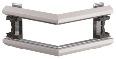 Hager Außeneck Stahlbl.  BKIS121303E9016 