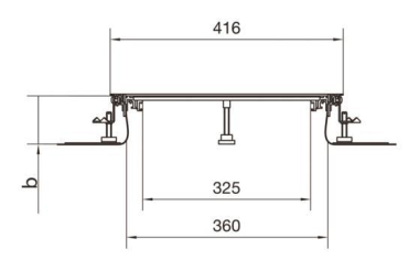 Hager Bodenkanal estrichbündig BKF400145 
