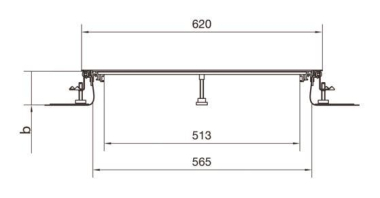 Hager Bodenkanal estrichbündig BKF600145 
