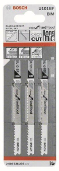 Bosch 3Stichsägeblatt U101BF  2608636236 
