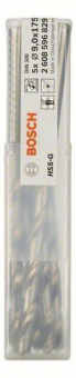 Bosch 5Metallbohrer HSS-G DIN 2608596829 