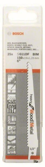 Bosch 25Säbelsägeblatt S 611  2608657561 