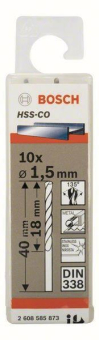 Bosch 10Metallbohrer HSS-Co   2608585873 