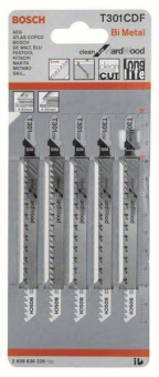 Bosch 5Stichsägeblatt T301CDF 2608636229 