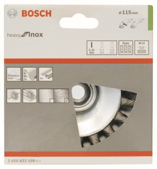 Bosch Kegelbürste gezopfter   2608622109 