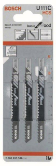 Bosch 3Stichsägeblatt U111C   2608630566 