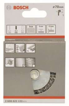 Bosch Scheibenbürste Edelst.  2608622122 