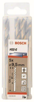 Bosch 5Metallbohrer HSS-G DIN 2608595076 
