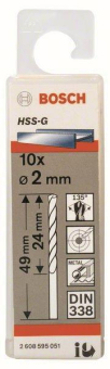 Bosch 10Metallbohrer HSS-G    2608595051 