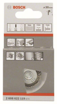 Bosch Scheibenbürste Edelst.  2608622119 