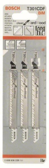 Bosch 3Stichsägeblatt T301CDF 2608636228 