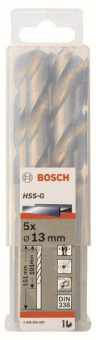 Bosch 5Metallbohrer HSS-G DIN 2608595083 