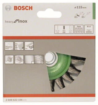 Bosch Scheibenbürste Edelst.  2608622106 