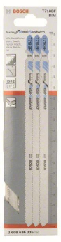 Bosch 3Stichsägeblatt T718BF  2608636335 