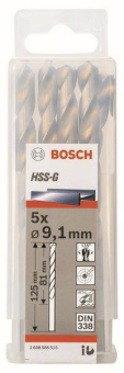 Bosch 5Metallbohrer HSS-G DIN 2608585515 