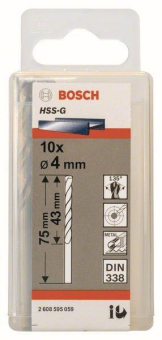 Bosch 10Metallbohrer HSS-G    2608595059 