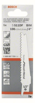 Bosch 5 Saebelsaegeblaetter S 2608657723 