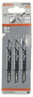 Bosch 3Stichsägeblatt U111D   2608637559 