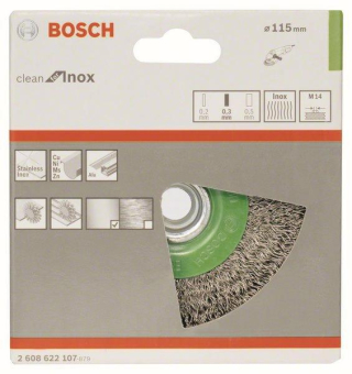 Bosch Scheibenbürste Edelst.  2608622107 