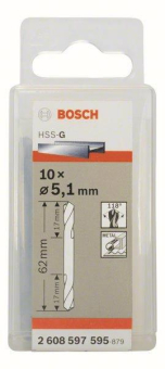 Bosch 10Doppelendbohrer HSS-G 2608597595 