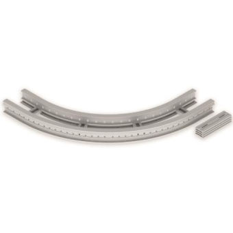 Flachbogen 90  halogenfrei grau 85x200 R 