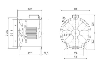 MAICO Axial-              DZR30/4BE-EX-E 