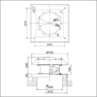 MAICO Axial-Dachventilator      EZD35/4B 