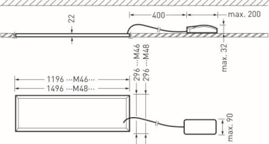 Trilux ArimoFit M46 PW19 42-840  7530351 