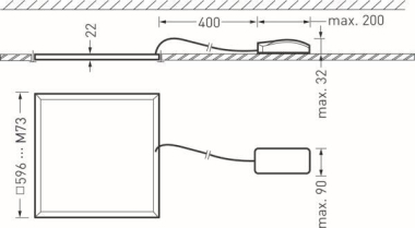 Trilux ArimoFit M73 PW19 52-840  7529251 