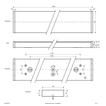 EVN Anbauleuchte OFFICIUM LINE ML UGR19 