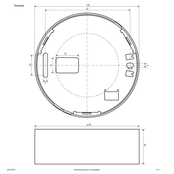 EVN LED Anbaupanel,ws IP44 -   ADR120125 