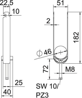 OBO BS-H3-K-46 FT Bügelschelle 2056 