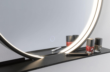 PAULM Spiegel Miro IP44 10,5W sw  71090 