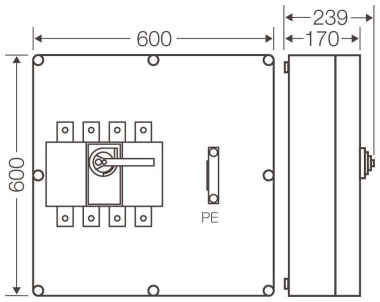 Hensel Mi-Lasttrennschaltergeh.  Mi 7846 