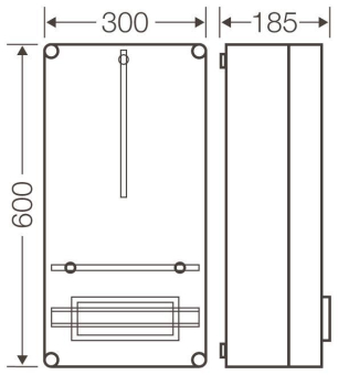 HENS Mi-Zählergehäuse             MI2420 