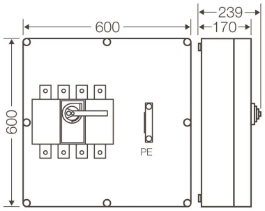 Hensel Mi-Lasttrennschaltergeh.  Mi 7846 
