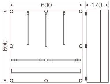 HENS Mi-Zählergehäuse             MI2800 