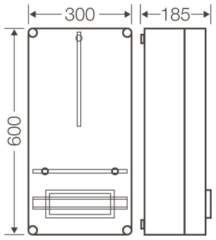 HENS Mi-Zählergehäuse             MI2420 