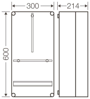 HENS Zählergehäuse                MI2410 